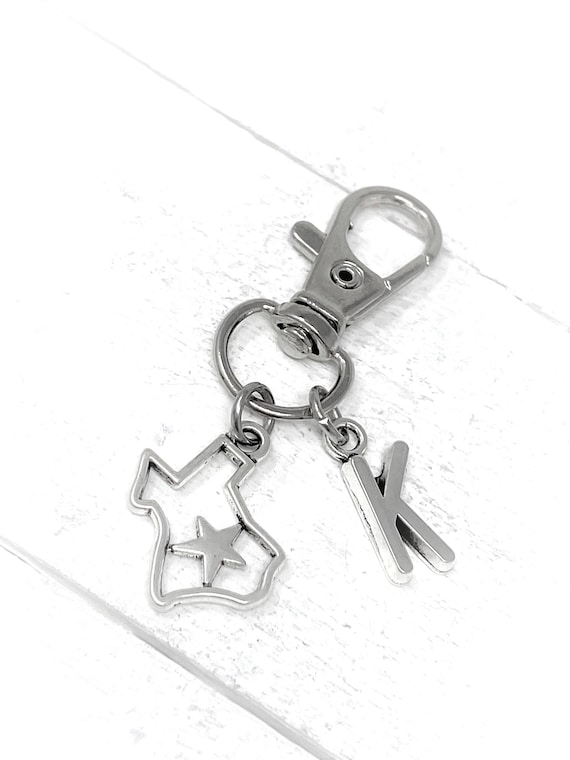 Texas Personalized Keychain | Add Initial