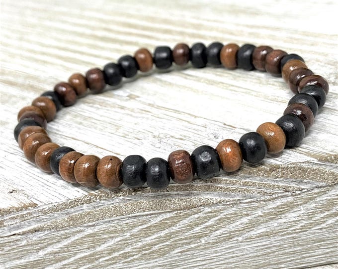 Wood Bead Bracelet | Four to choose from | Or Customize It