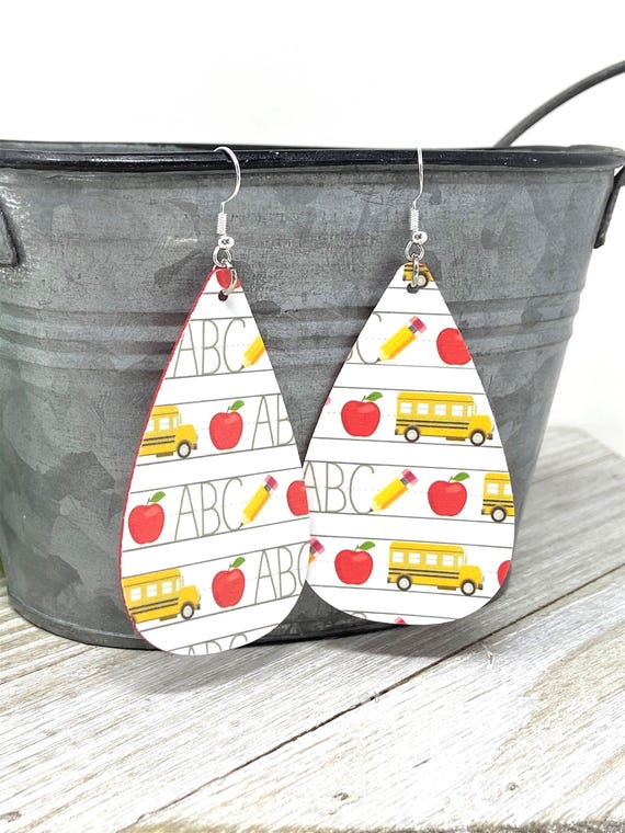 Teacher Gift | School Bus Earrings