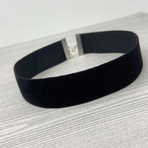 Velvet Choker, One Inch or Half Inch, Thick Black Choker, Thin Black Choker, Trendy Choker, Black Choker, Choker Necklace, Gift for Her