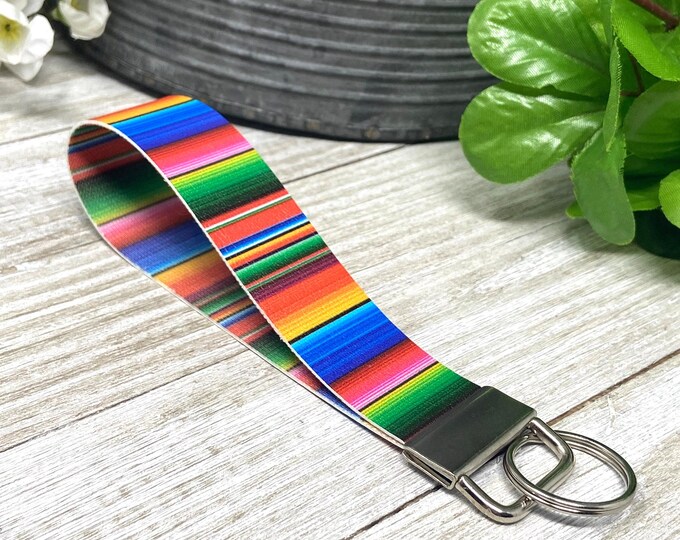 Serape Key Chain Wristlet