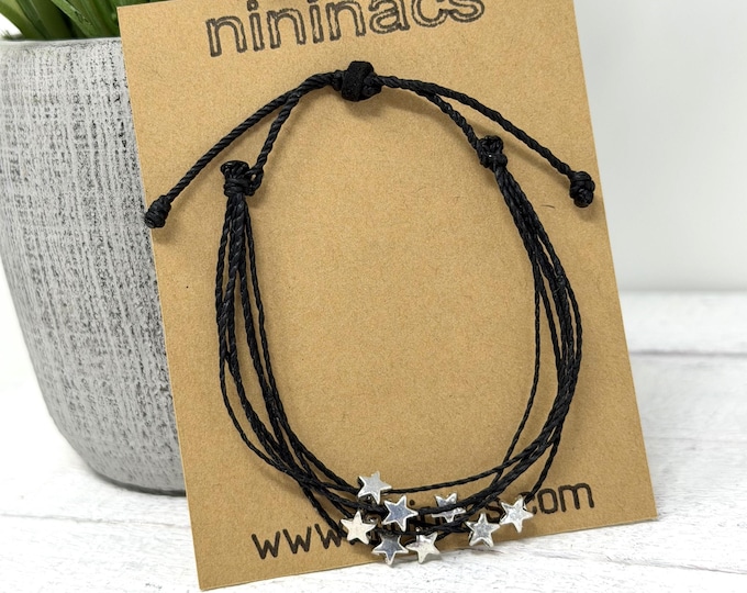 Silver Star Bracelet | Adjustable Bracelet
