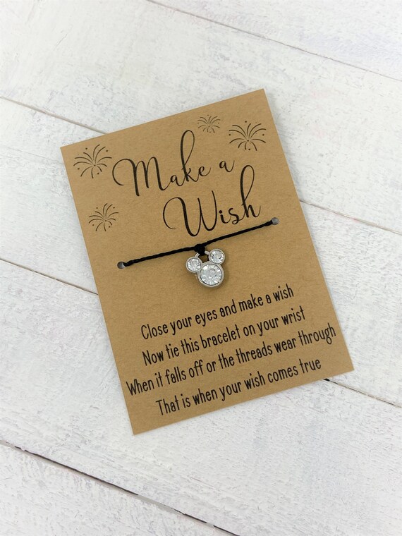 Disney Trip Wish Bracelet, Girls Trip Wish Bracelet, Wish Bracelet, Vacation Gift, Disney Gift, Disney Trip Wishes, Family Gift, Bulk Orders