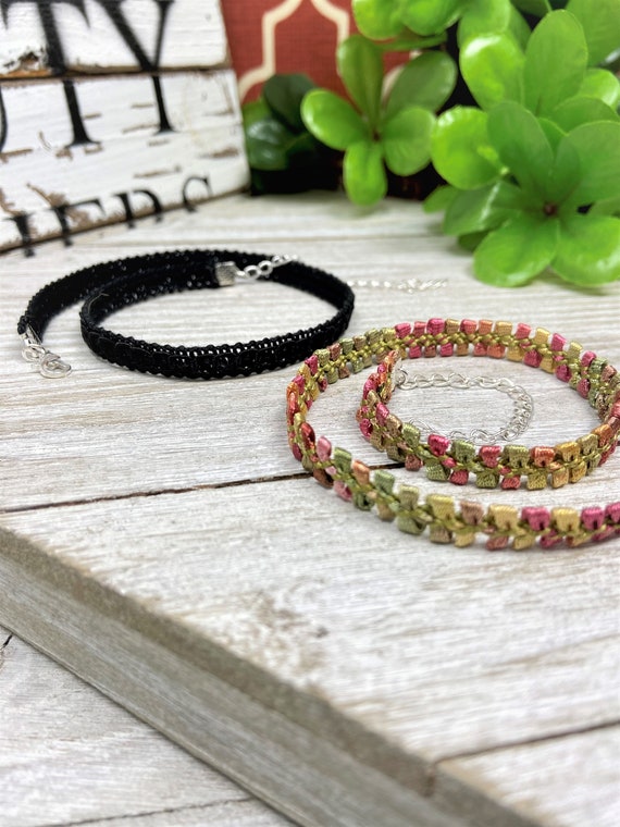Ribbon Lace Choker | Choose From Two Designs