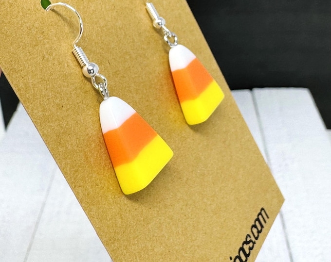 Halloween Earrings | Candy Corn Theme