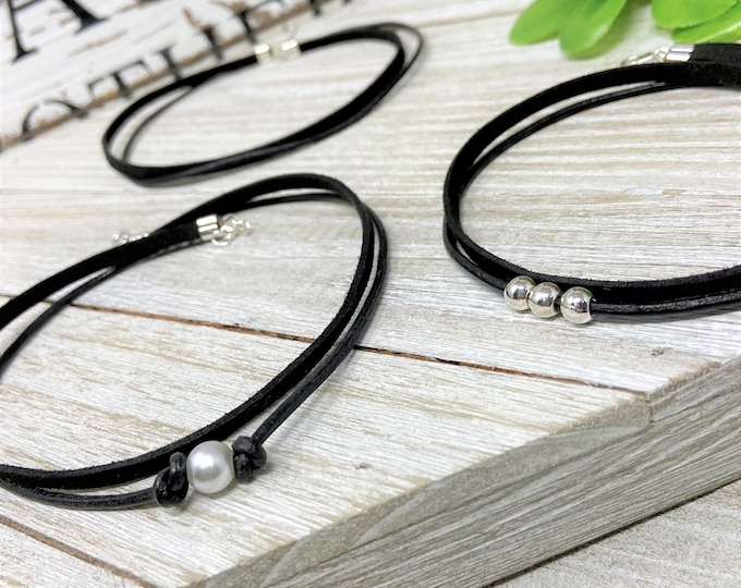 Double Wrap Black Choker | Pick From 3 Chokers
