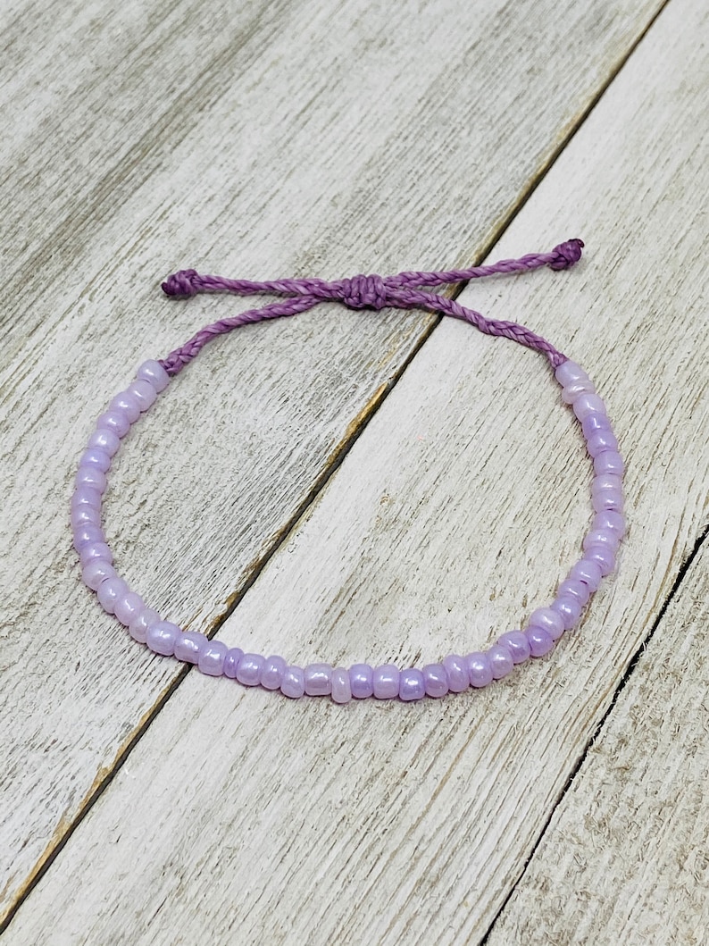 Pastel Bracelets Choose Your Color Waterproof Bracelet Beaded Bracelet Adjustable Bracelet