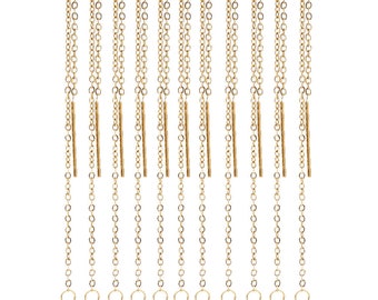 Stainless Steel Chain Tassel Earrings for Women Gold Long Threader Dangle Drop Earring Minimalist Chain Earrings Set Hypoallergenic