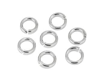 200pcs roestvrij staal Jump Rings Open Ring 3.5mm 4mm 5mm 6mm 7mm 8mm 9mm losse Jump Rings DIY Making Jewelry Connector Accessoires Bevindingen