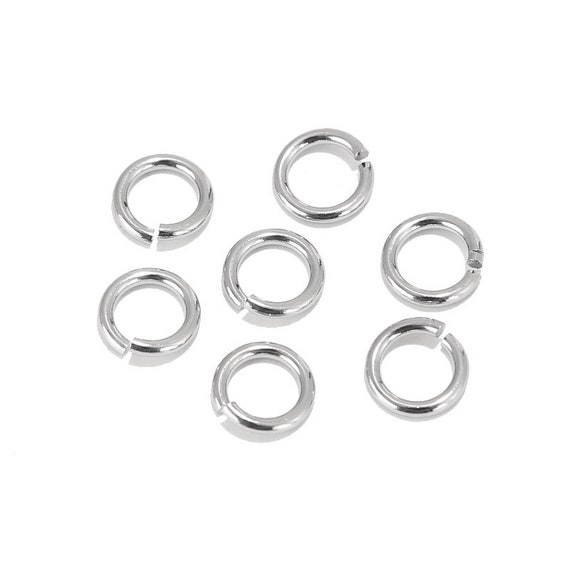 200pcs stainless steel Jump Rings Open Ring 3.5mm 4mm 5mm 6mm 7mm 8mm 9mm loose Jump Rings DIY Making Jewelry Connector Accessoires Findings