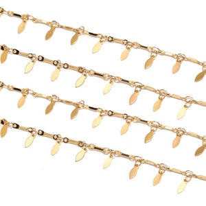 1 M Rvs Gold Bar Link Enkelband Ketting Dangle Charm Navelkettingen Voor DIY Choker Enkelband Ketting Waterdicht maken