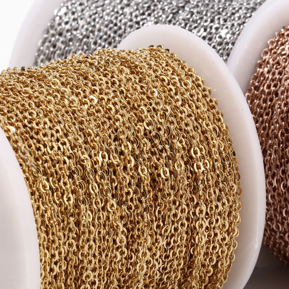 Gold chain for jewelry making sale
