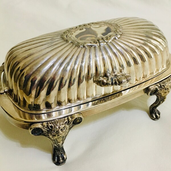 Glass Butter Dish Etsy