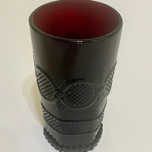 Avon Cape Cod Collection Ruby Red Tall Beverage Glass