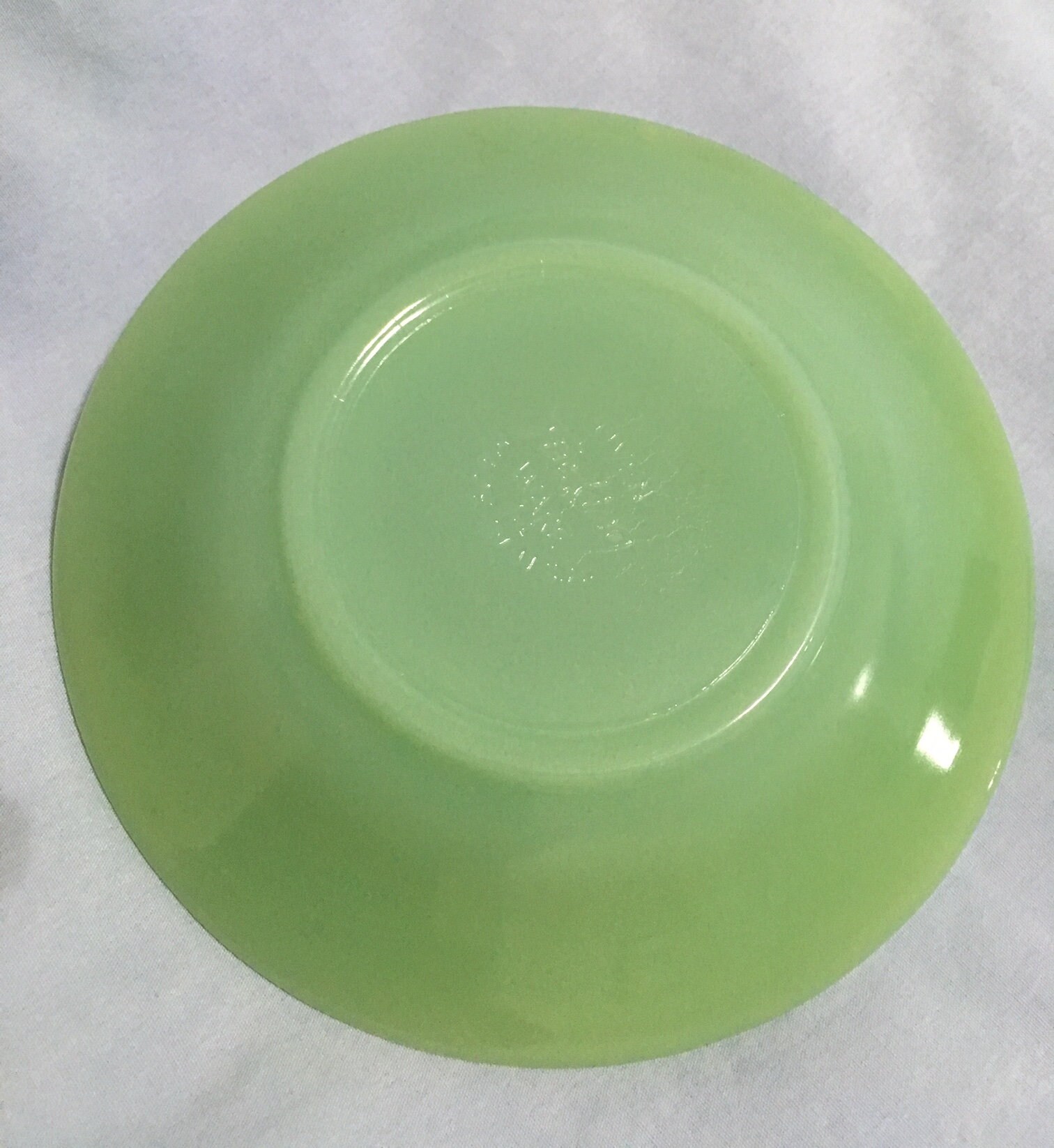 Fire King Jadeite Saucer, 5 3/4