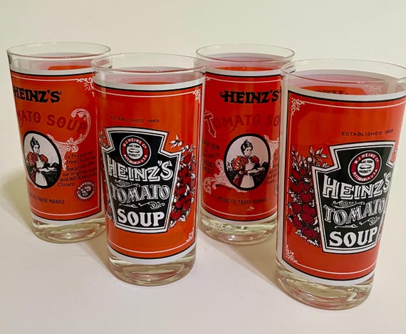 Georges Briard  Heinz's Tomato Soup Glass Set of Four