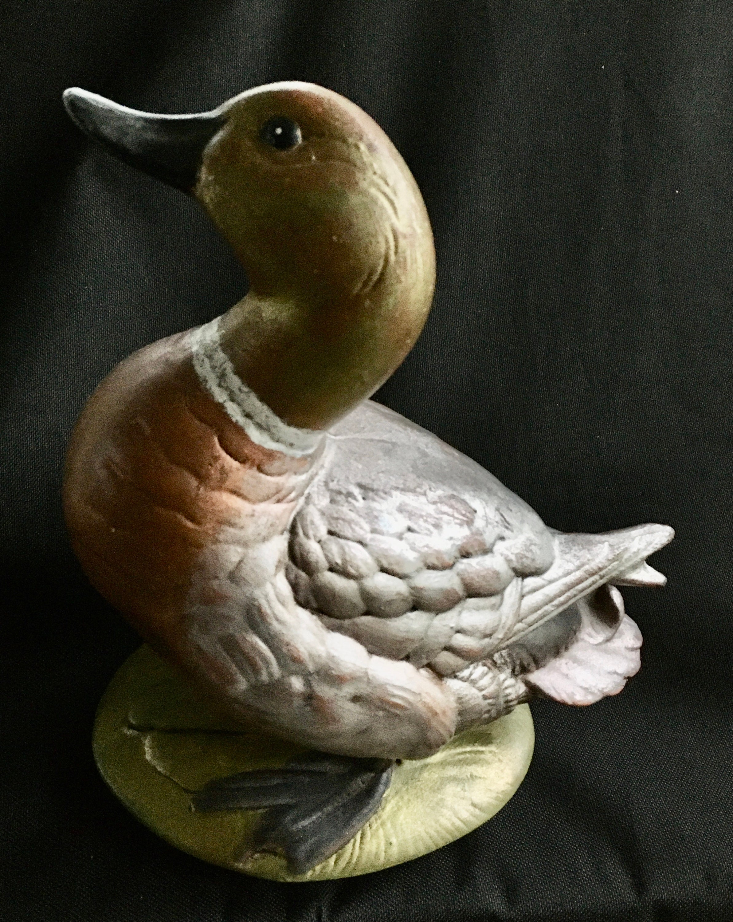 Ceramic Standing Duck Hand Painted Hand Crafted