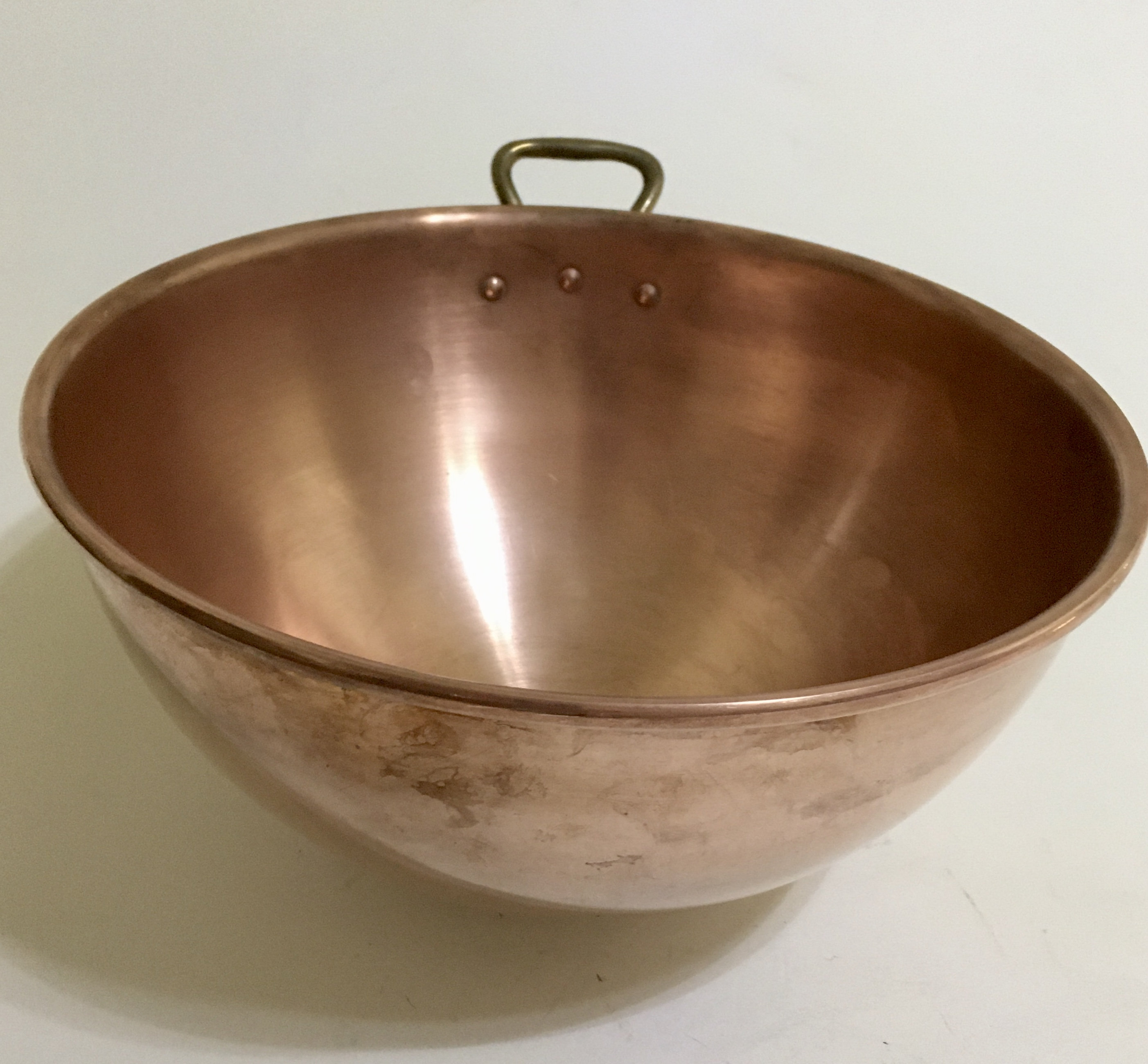 Williams Sonoma France Heavy Gauge Copper Mixing Bowl 11 x 5.5