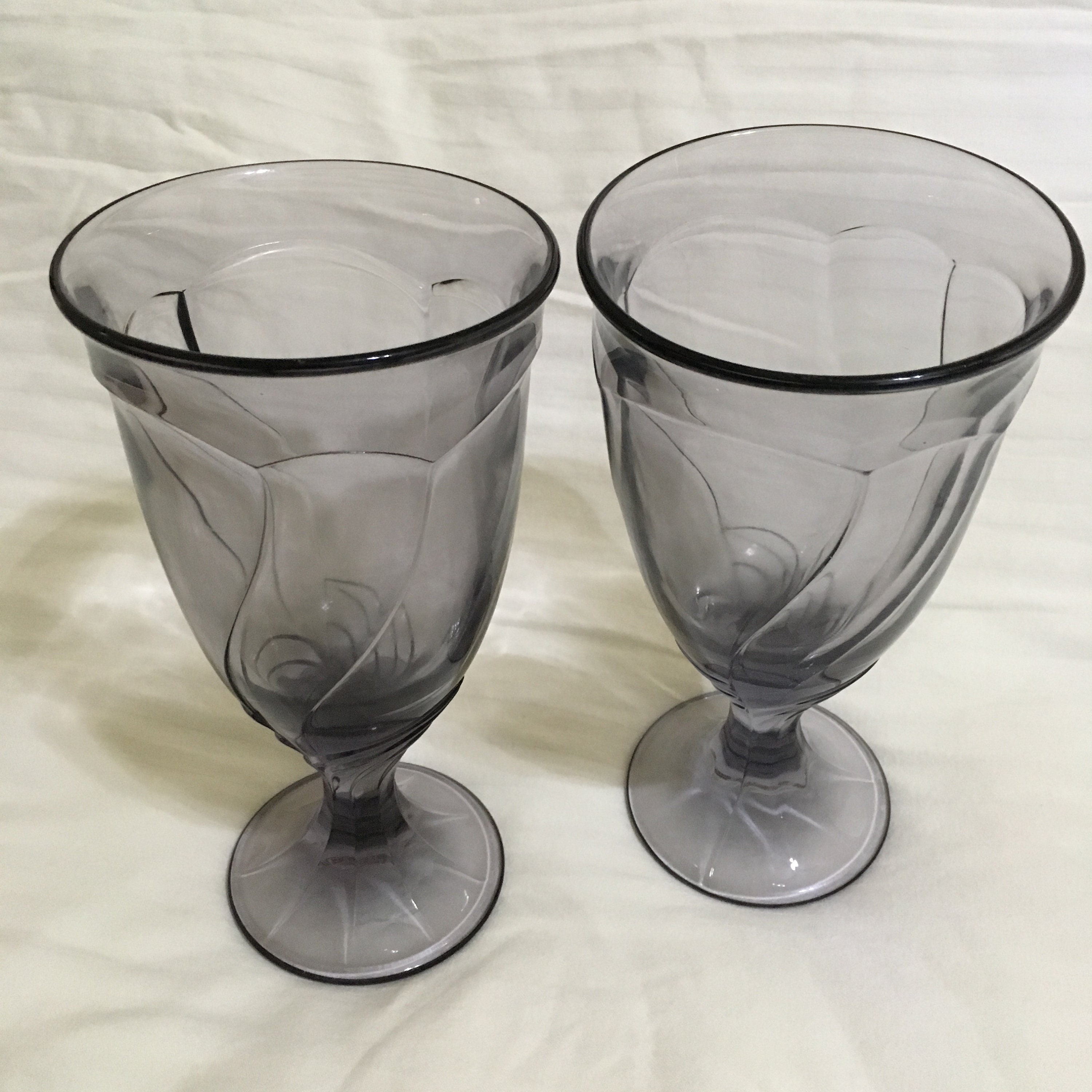 Noritake Lilac Sweet Swirl Iced Tea Glasses, Set of 2