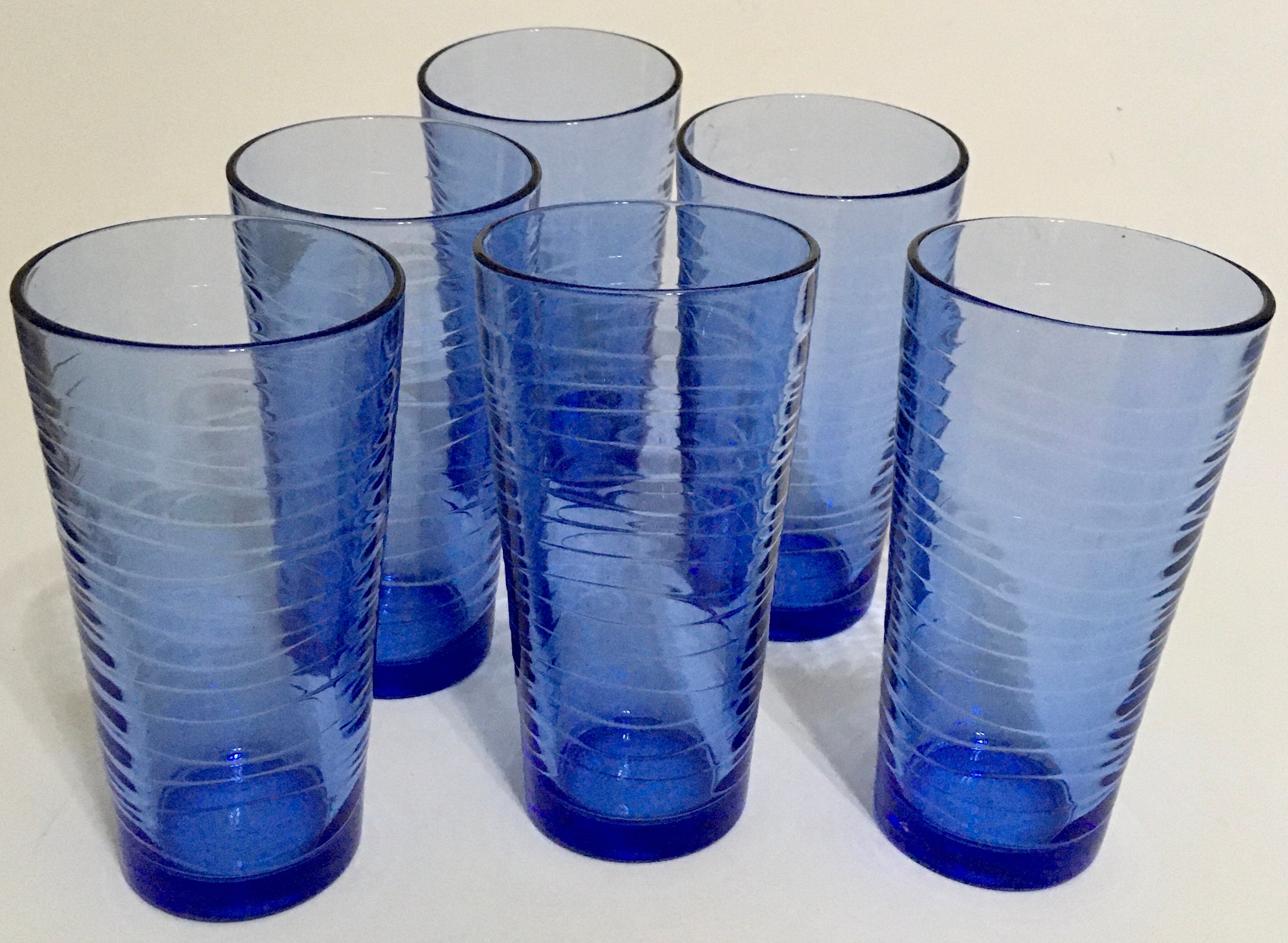 Libbey DuraTuff 20 oz. Blue Glasseware Set of 6
