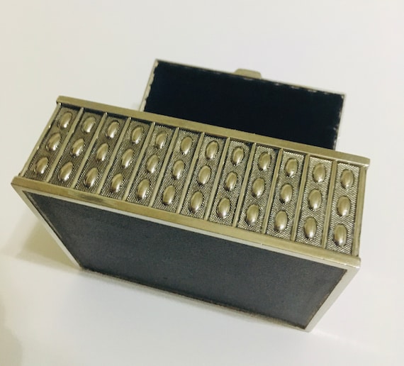 Whitehill Medium Rectangular Silver Plated Beaded… - image 4