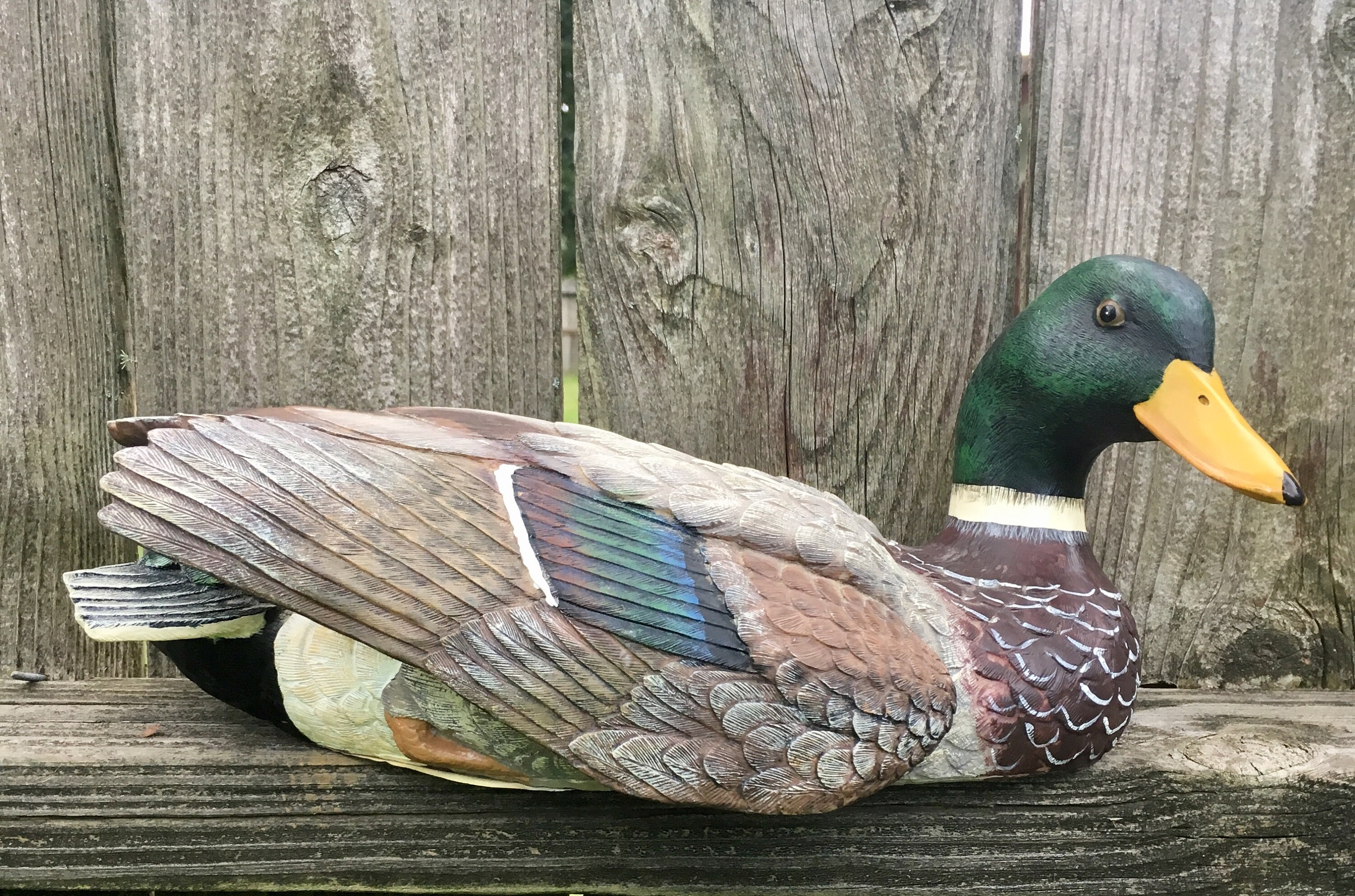Duck Figurine, Outdoor Resin Material