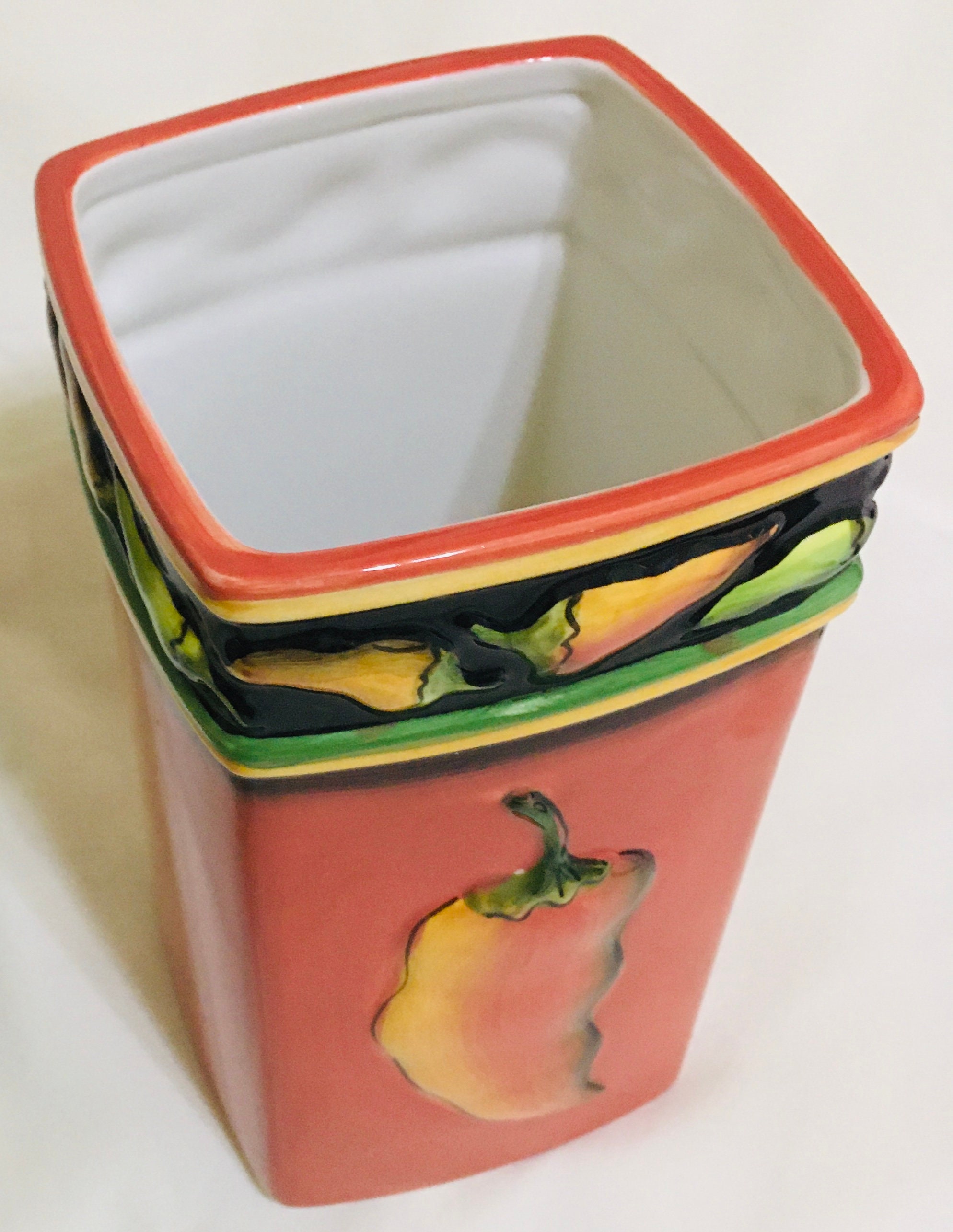 Clay Art Jalapeno StoneLite Utensil Holder