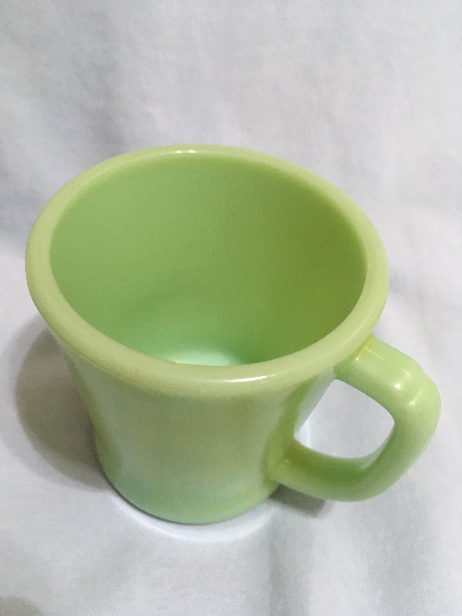 Fire King Jadeite D Handle Cup