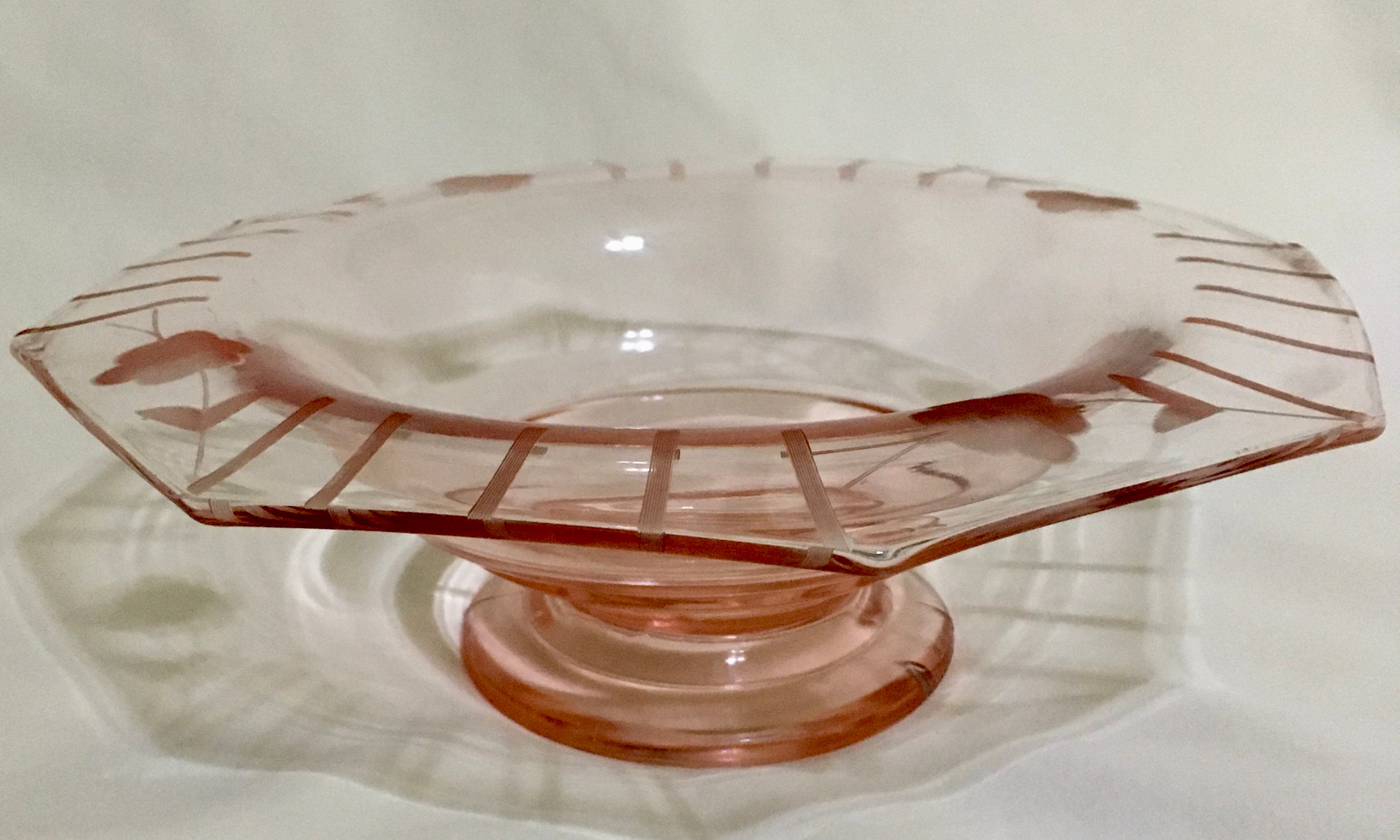 Pink Depression Glass Etched Patterns at Jeffry Ohearn blog
