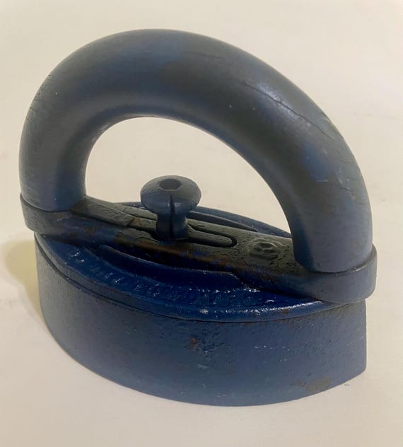 AC Williams Box Sad Iron in Blue #33