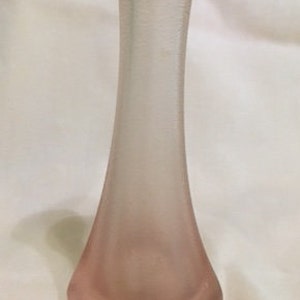 Fenton Glass Pink Satin Bud Vase
