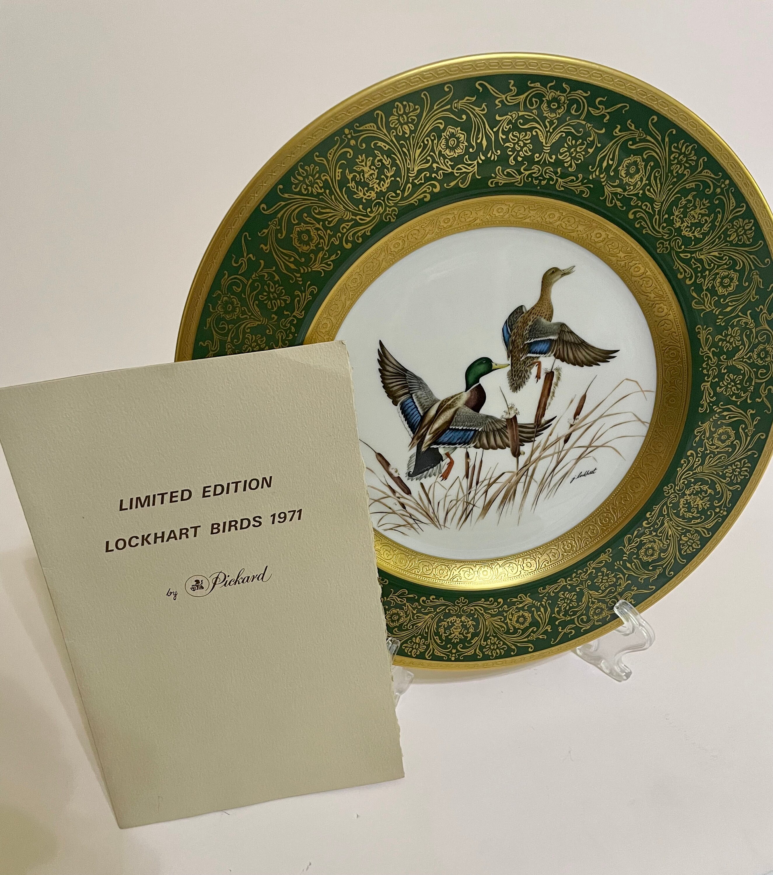 Mallard Limited Edition Collector Plate by Pickard Painted by James