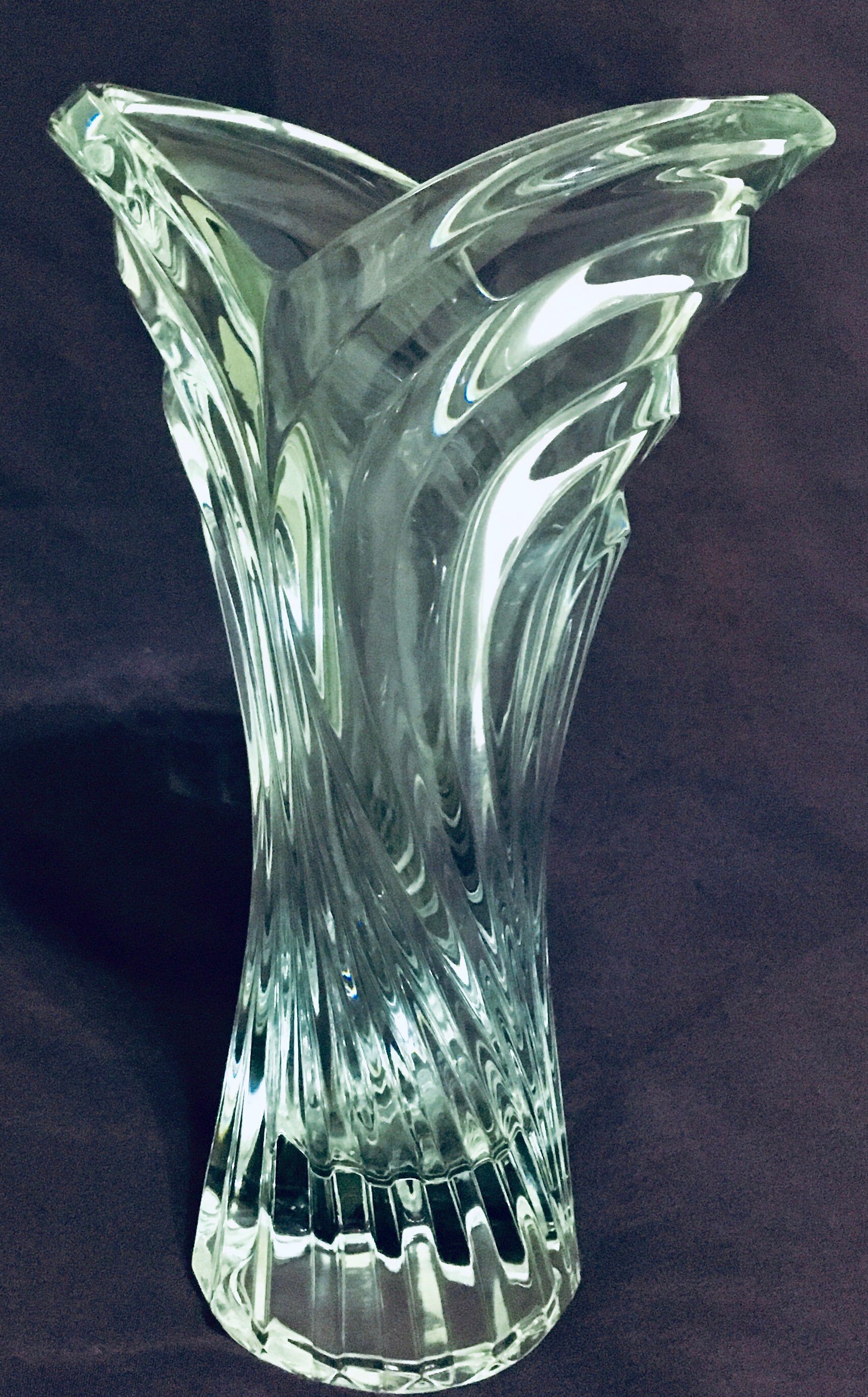 Mikasa Crystal Mystic Suite Flower Vase 8