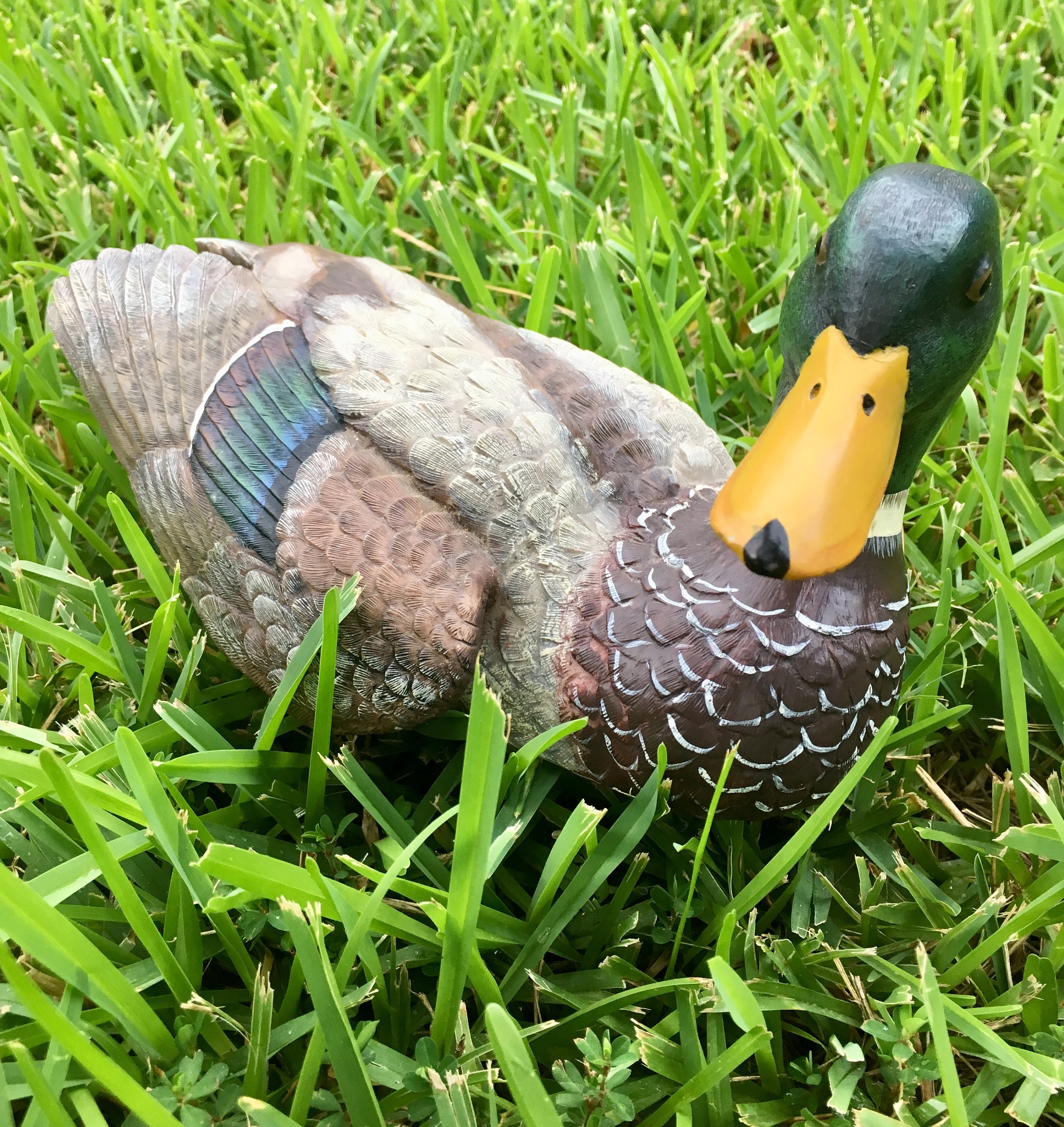 Duck Figurine, Outdoor Resin Material