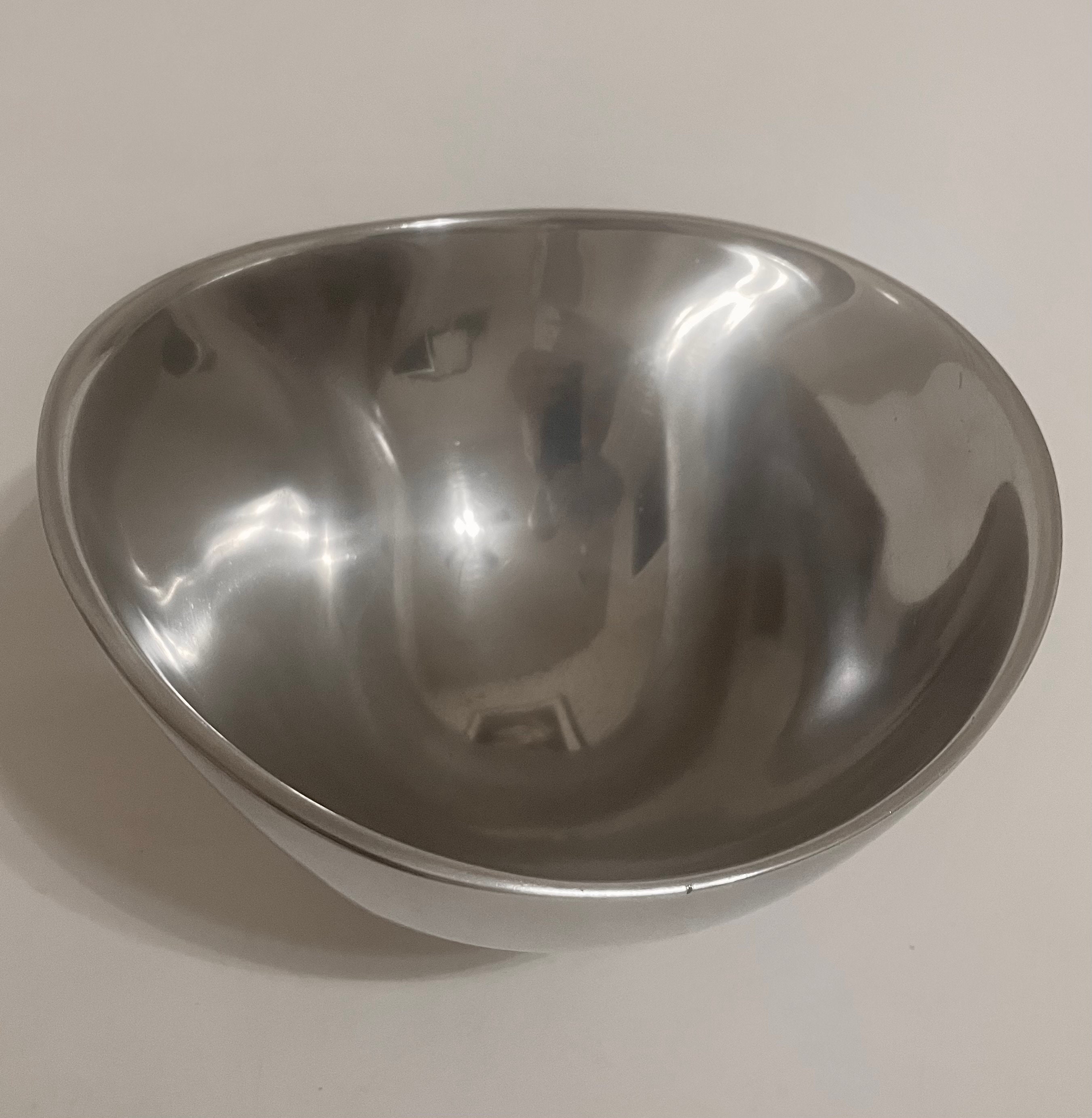 ★nambe/ナムベ ラージツイストボウル 736★フレッドボールド 2003年 Nambe' Large Twist Bowl #736 Designed by Fred Bould 2003 - Etsy