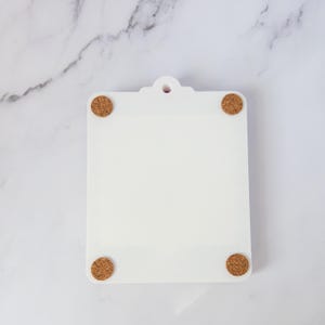 Mini Clipboard Sticky Note Holder Organizer Desktop Accessory Office Desk Cute Small Memo Pad Colorful Sparkly Pink Purple PLA Printed image 3