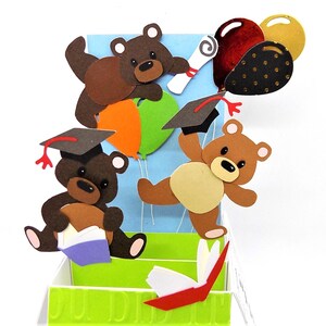 3D Graduation Pop Up Card: Handmade Congratulations with Free personalisation