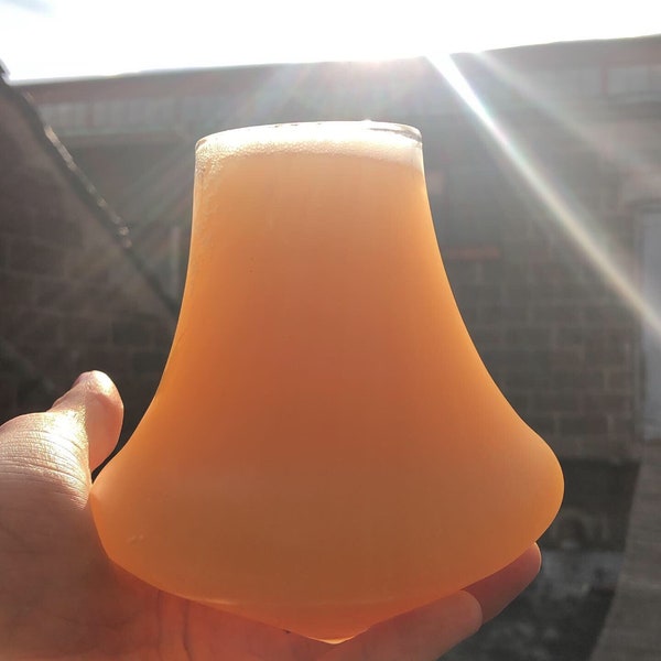 Handmade Tilted Beer Glass