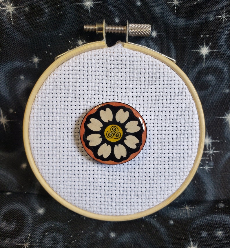 Handmade ATLA White Lotus Pai Sho Tile Needle Minders Etsy