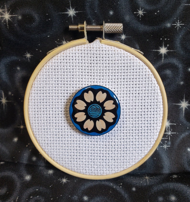 Handmade ATLA White Lotus Pai Sho Tile Needle Minders Etsy