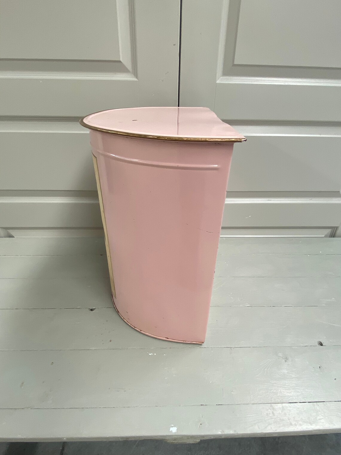 Large vintage storage tin Etsy