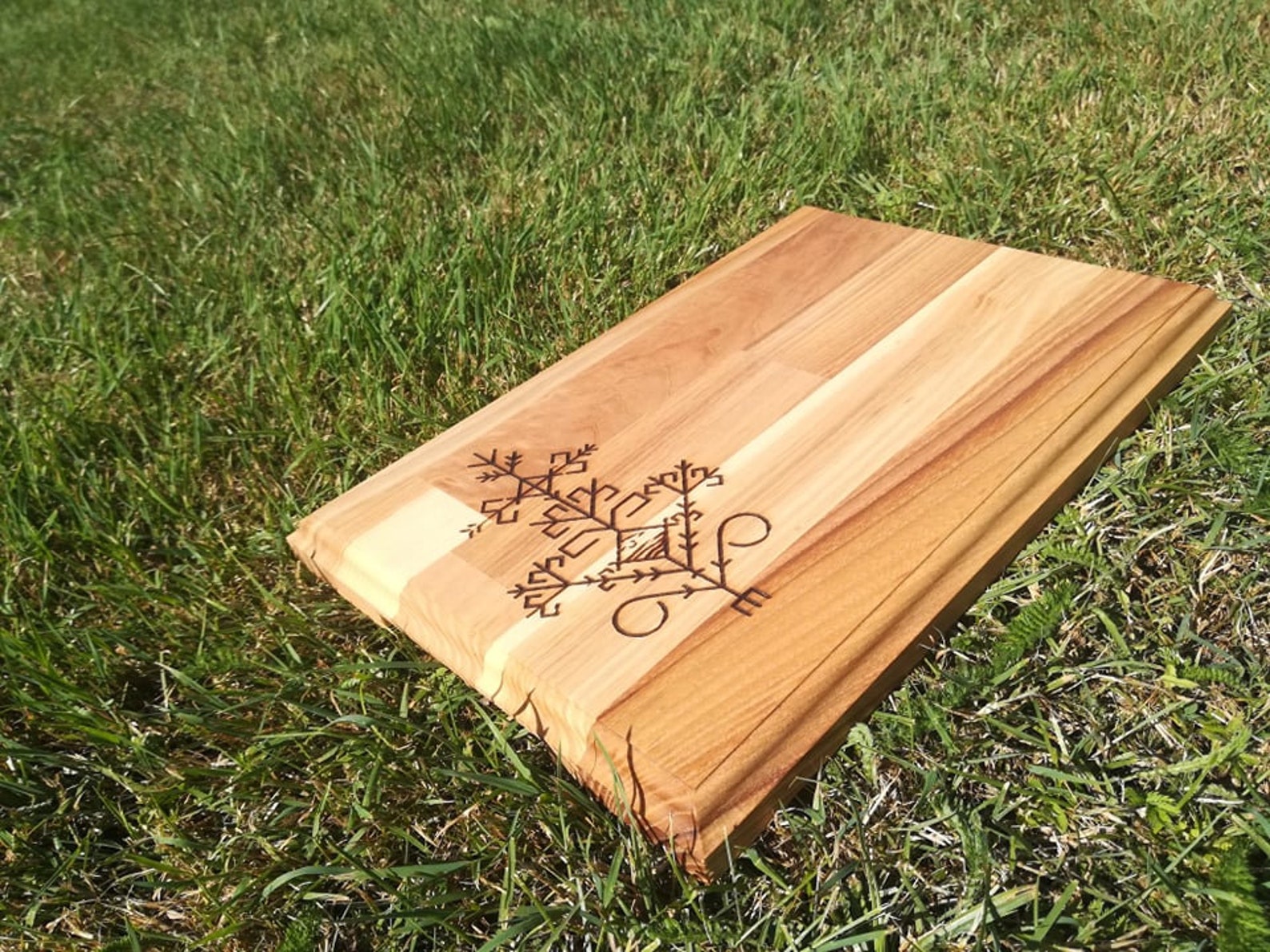 Ash Wood Cutting Board Serving Board Etsy