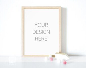 Nursery Mockup Frame, Kids Frame Mockup, Styled Stock Photography, Empty Frame, Baby Room Mockup, Stock Photo, Styled Frame Mockup Download