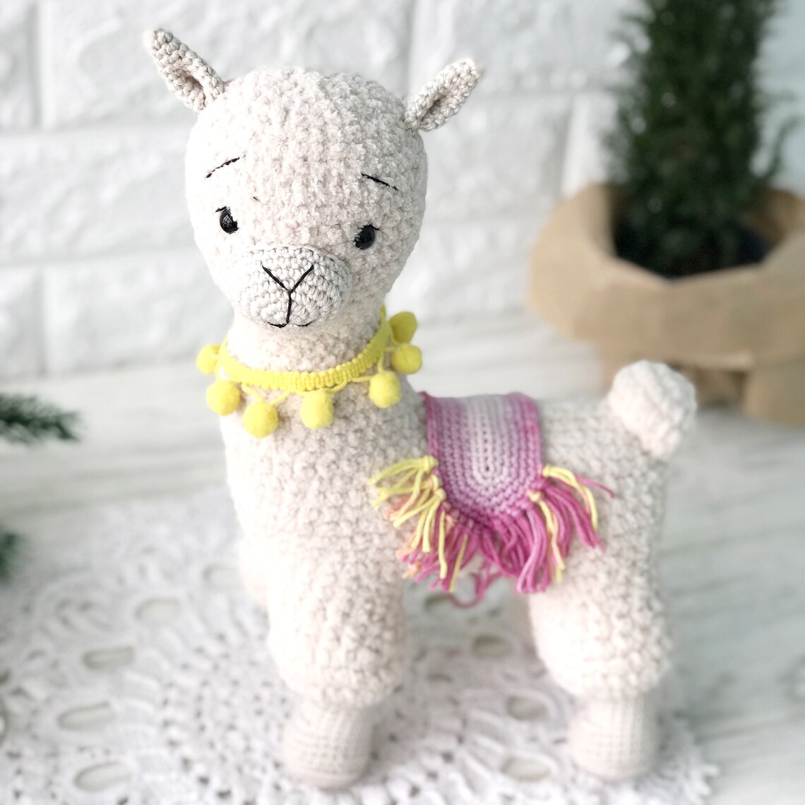 Crochet Toy Alpaca for Kids and Adults Amigurumi Stuffed | Etsy