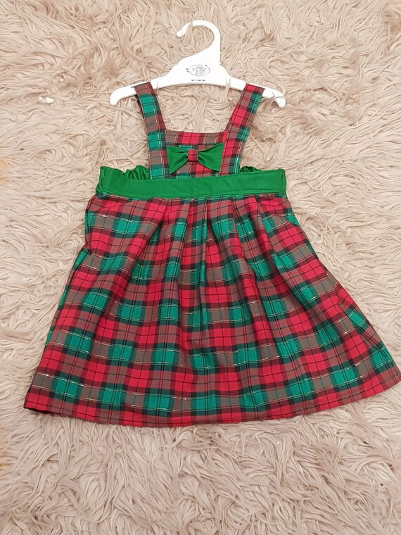 tartan pinny dress