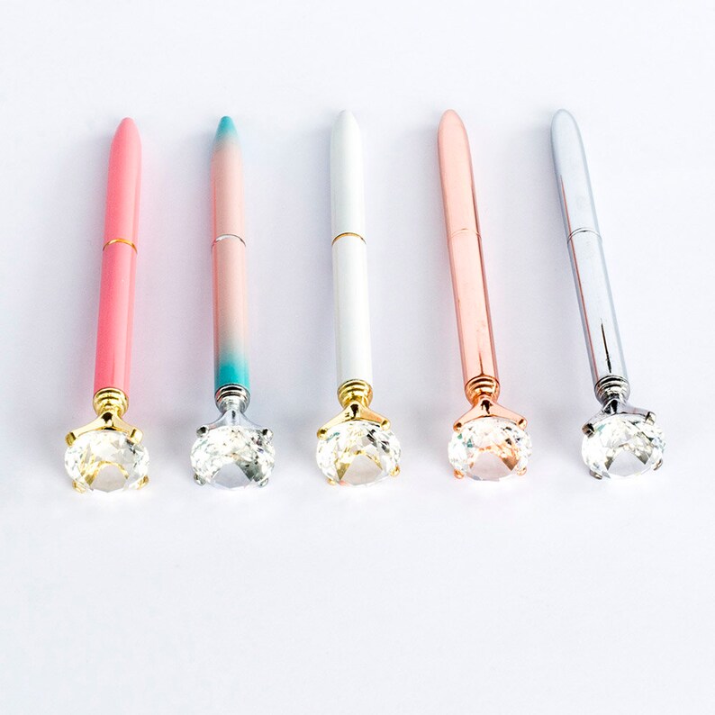 Diamond Pens Rose Gold Jewel Posh Pens Pencrystal Etsy UK