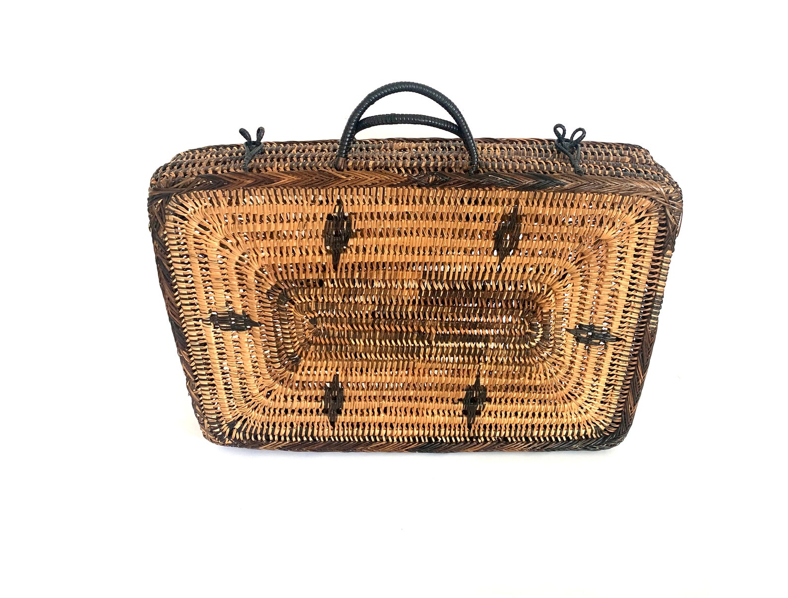 Rattan Tray Nz Vintage Rattan Silverware Caddy Silverware tray