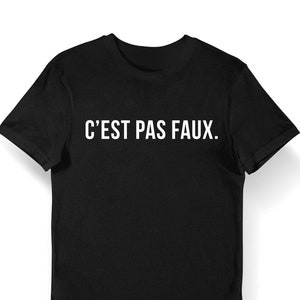 Kaamelott Citation Perceval C'est pas faux T-shirt Bio Homme Femme Enfant et Body Bébé Humour Série TV image 1