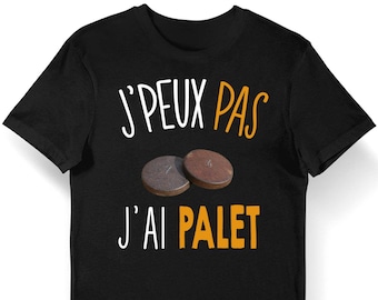 Palet | I can't I have Palet | Bio Men's Children's T-shirt and Body Baby Humor / Fun / Funny Palet Player Collection