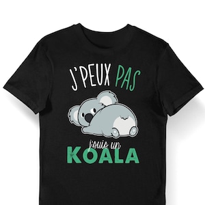 koala | I can't I'm a Koala | Bio Men's Children's T-shirt and Body Baby Humor / Fun / Funny Men's Collection